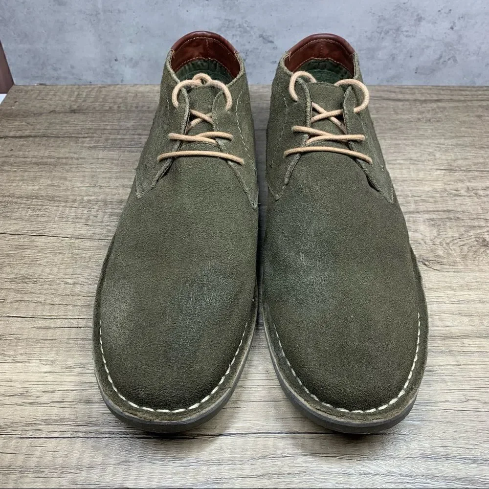 Kenneth Cole Reaction~Men's Desert Sun~Suede~Chukka Boots~Green~Size 13M‎